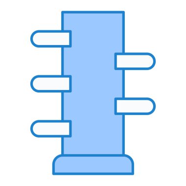 Su borusu simgesi. Web için bira ısıtıcı vektör simgelerinin özet çizimi