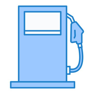 benzinlik ikonu vektör illüstrasyonu