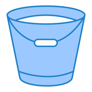 Mavi kova simgesinin vektör illüstrasyonu