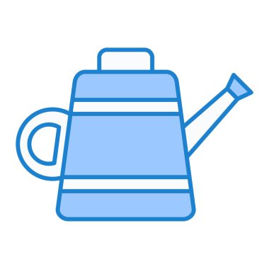 Su kutusu simgesi. Web tasarımı için çaydanlık vektör simgelerinin özet çizimi