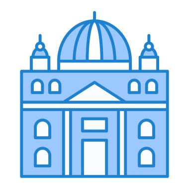 Bir kilise simgesinin vektör illüstrasyonu