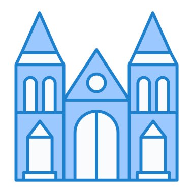 Kilise binası. Web simgesi