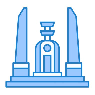 Modern yapı simgesinin vektör illüstrasyonu