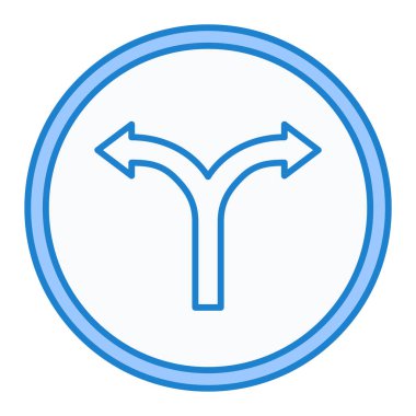 Eğilim biçimi izole edilmiş arkaplanda ok simgesi