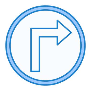 projeniz için mavi ok simgesi