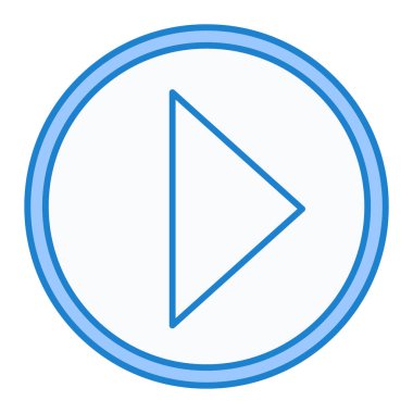 Oynatma düğmesi vektör çizimi