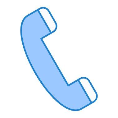 Telefon simgesi vektör illüstrasyonu