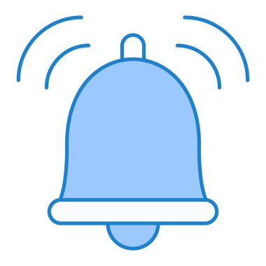 Zil. Web simgesi basit illüstrasyon