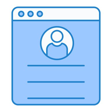 kullanıcı arayüzü simgesi, vektör illüstrasyonu