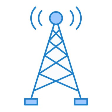 anten kulesi ikon vektör çizimi