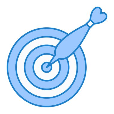 hedef simge vektör illüstrasyonu