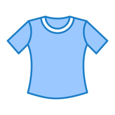 Tişört ikonu. vektör illüstrasyonu