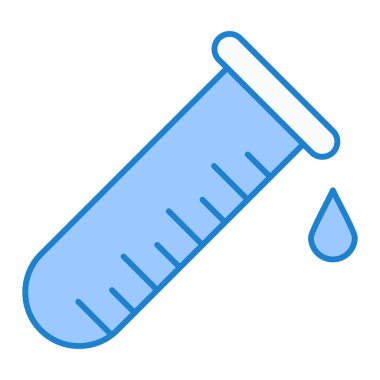 test tübü ikon vektör çizimi