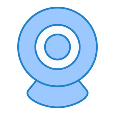 Web kamerası simgesi. Web tasarımı