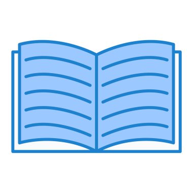 kitap simgesi vektör illüstrasyonu