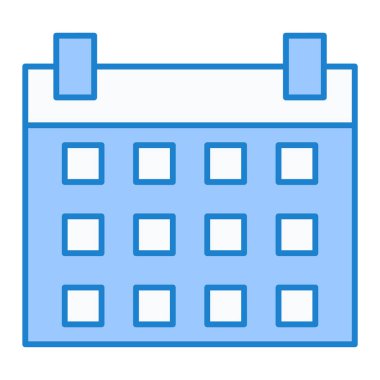 Takvim simgesi vektör illüstrasyonu