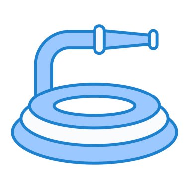 Tek izole edilmiş bilardo ve su sembolünün vektör çizimi