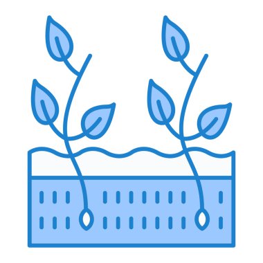 bitki simgesi vektör illüstrasyonu