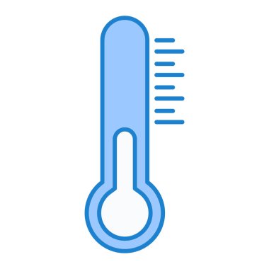 termometre simgesi vektör illüstrasyonu