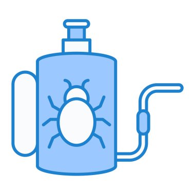 Bir su damlası simgesinin vektör illüstrasyonu