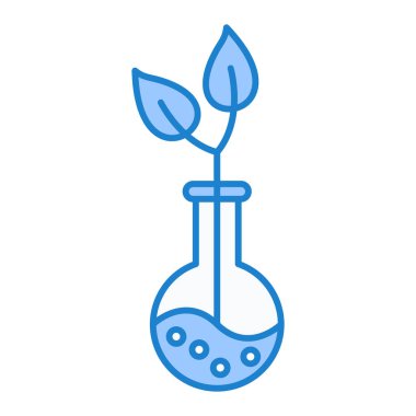 Bilim ve teknoloji çizgisi ikonu. vektör illüstrasyonu