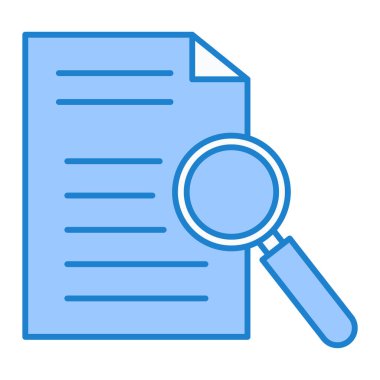 Arama simgesi vektör illüstrasyonu