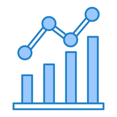 grafik ikonu vektör illüstrasyonu
