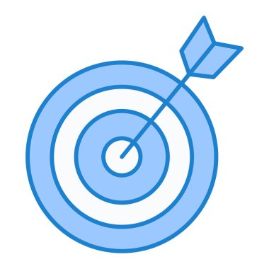 hedef simge vektör illüstrasyonu