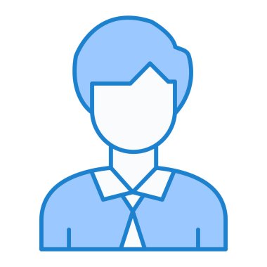 avatar. Web simgesi basit illüstrasyon