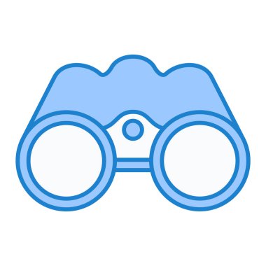 dürbün simgesi. vektör illüstrasyonu