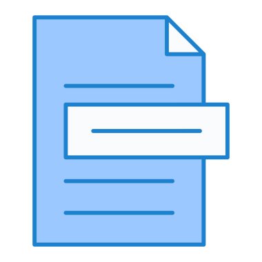 dosya belgesi. Basit resimleme