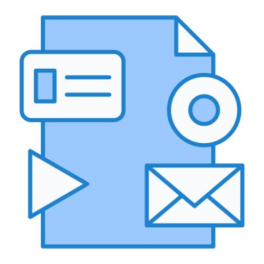 İleti vektör illüstrasyon tasarımı içeren zarf