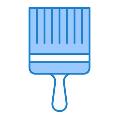 Fırça simgesi vektör illüstrasyonunu boya