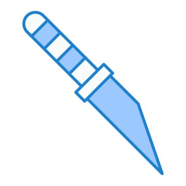 Kalem. Web simgesi basit illüstrasyon