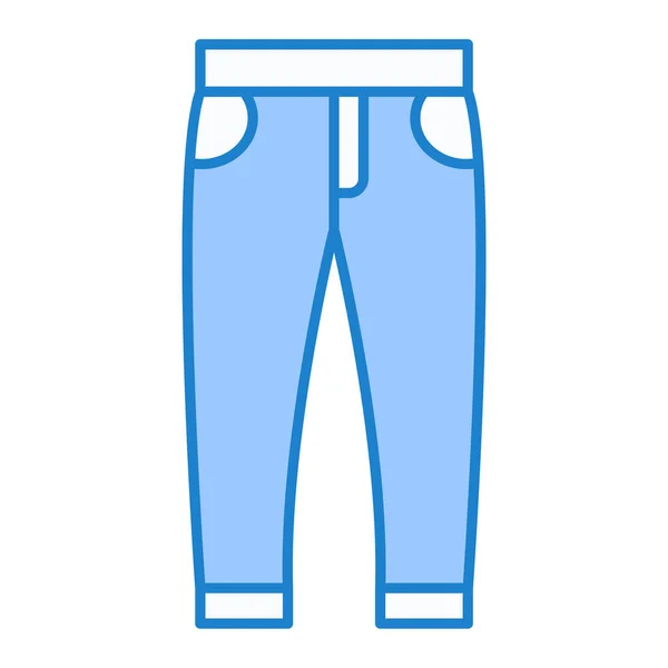 Trousers Web Icon Vector Illustration — Archivo Imágenes Vectoriales