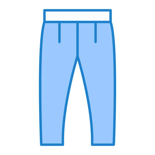 Pantaloni Icona Vettoriale Illustrazione — Vettoriale Stock