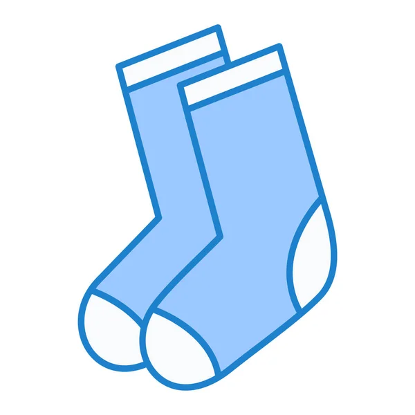 Εικονίδιο Κάλτσες Εικονογράφηση Διανύσματος — Διανυσματικό Αρχείο