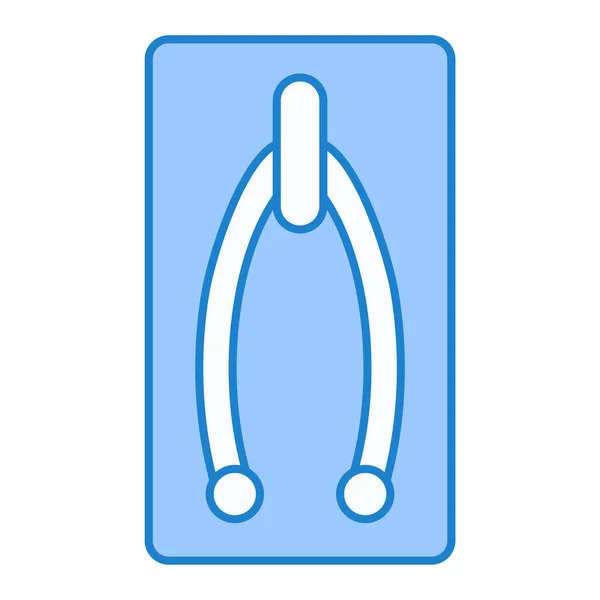Reißverschluss Web Symbol Einfache Illustration — Stockvektor