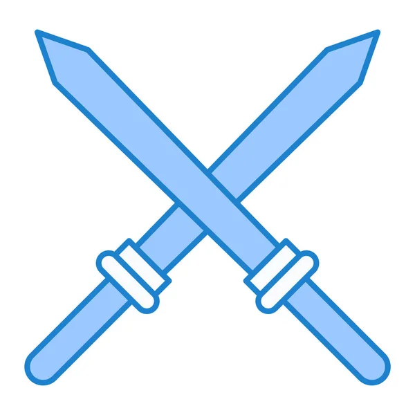 Icono Del Cuchillo Diseño Web — Vector de stock