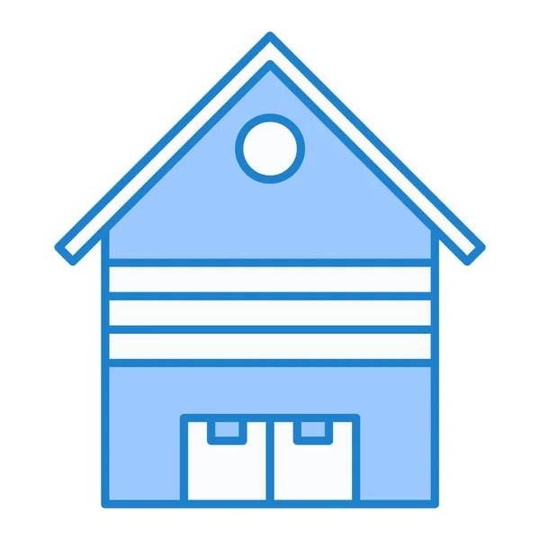 Huis Pictogram Vector Illustratie — Stockvector