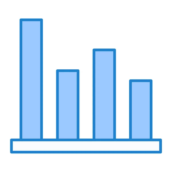 Balkendiagramm Symbol Vektorillustration — Stockvektor