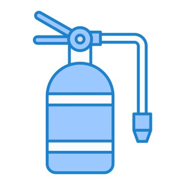 Yangın söndürme ikonu. Web için su hidrantı vektör simgelerinin özet çizimi