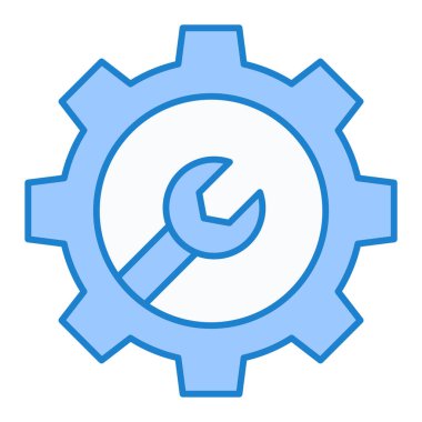 ayarlar vektör simgesi modern illüstrasyon