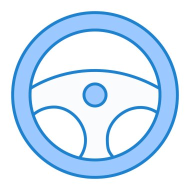 Direksiyon ikonu. Web için kask vektör simgelerinin özet çizimi