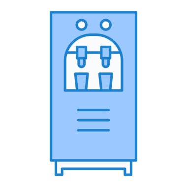 Modern b 'nin vektör illüstrasyonunda simge çizgisi eksik. mobilya, çamaşır, ev işi, oda servisi vs. için uygun.