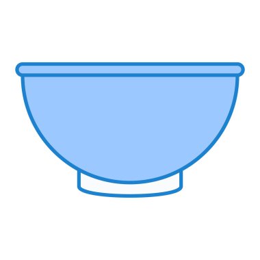 Kase vektör simgesi. Çorba tenceresinin ana hatları