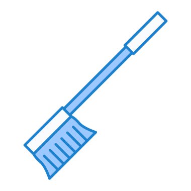 Temizleme araçlarının vektör illüstrasyonu simgesi