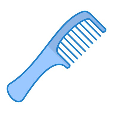 tarak simgesi. Beyaz arkaplanda izole edilmiş web tasarımı için fırça vektör simgelerinin basit çizimi