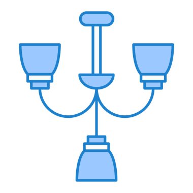 Lamba ikonu. Web için ampul vektör simgelerinin özet çizimi