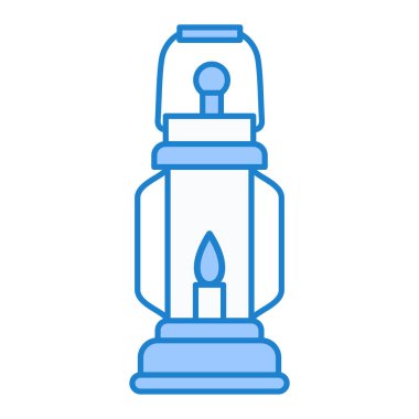 fener simgesi. Web için mum vektör simgelerinin özet çizimi